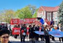 (ВИДЕО) В Бельцах провели первомайскую демонстрацию “как во времена СССР”