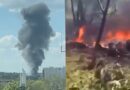 (ВИДЕО) После падения вертолета в Брянской области упал и СУ-34